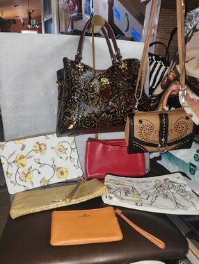 Sellers Bundle Of 7 Bags All Euc Kate Spade, 2 Brighton, Coach, Brahmin,New Day+